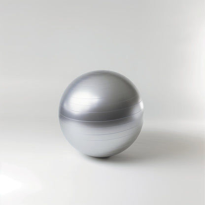 TopShape Silver Water Bottle with Straw